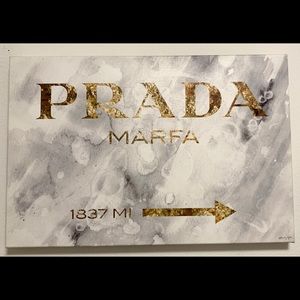 Prada Marfa 1837 Mi canvas art piece by Oliver Gal
